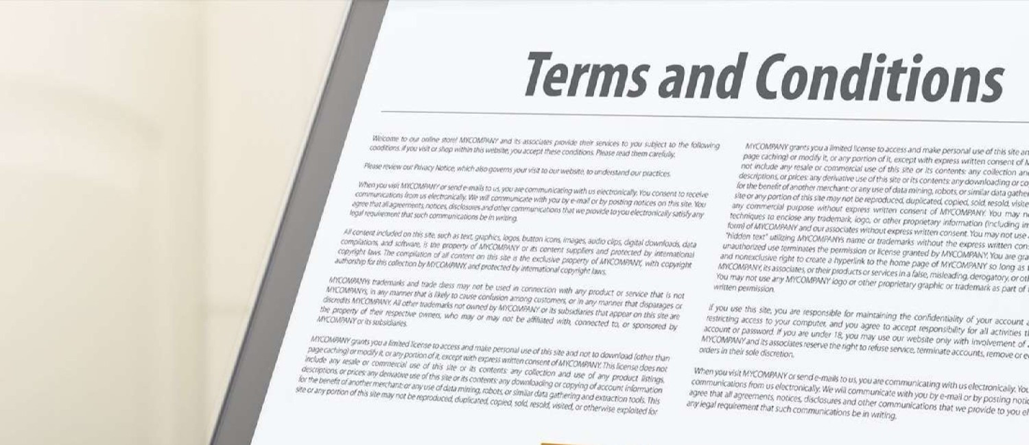 Terms And Conditions For The Haystack Lodgings Website